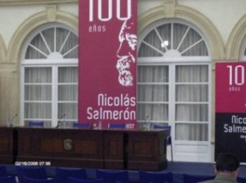 Presentacion del Centenario de Nicolas Salmeron