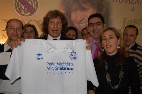Con la Peña Madridista de Berja en su XXV Aniversario
